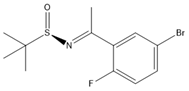 2-Propanesulfinamide,N-[1-(5-bromo-2-fluorophenyl)ethylidene]-2-methyl-, [N(E),S(R)]-